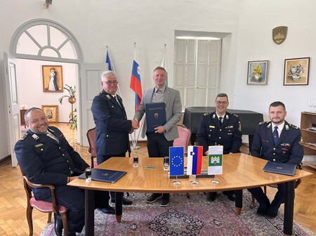 Župan Samo Rajšp in predsednik PDG Podova Boris Furek